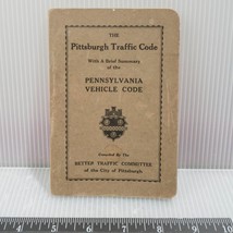 City of Pittsburgh Traffic Vehicle Code Booklet 1938 - $98.99