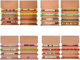 Friendship Bracelets &amp; Stickers Beads Bracelets or Polymer Clay Bracelets Album - £13.49 GBP