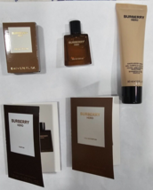 Set of 5 Burberry Hero EDP 0.16oz &amp; 0.05oz, Parfum 0.05oz, Hair &amp; Body Wash 1oz - £22.00 GBP