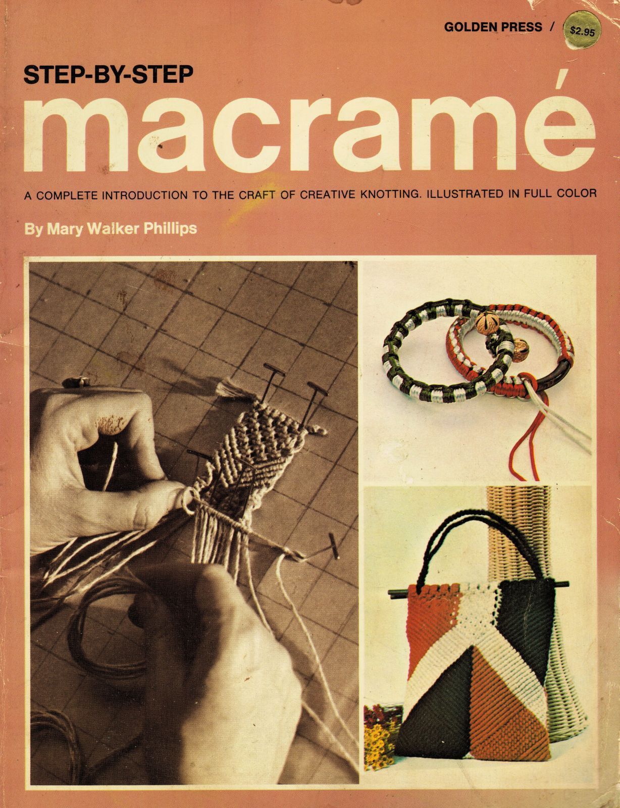 Vintage 1970 Macrame Techniques Projects Plant Hanger Rug Jewelry Pattern Book - $12.99