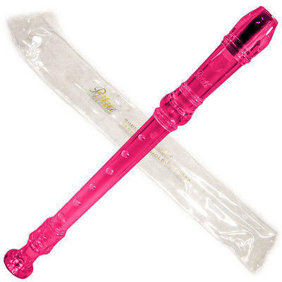 Primary image for Paititi Pink Recorder 8 Holes Soprano Recorder Pink ABS Plastic Baroque Style