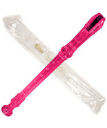 Paititi Pink Recorder 8 Holes Soprano Recorder Pink ABS Plastic Baroque ... - £7.02 GBP