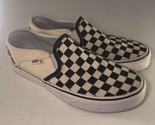 VANS Off The Wall Checkerboard Slip-On Shoes 7.5 Womens Black/Off-White - £14.28 GBP