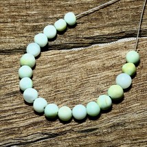 7.55cts Natural Opal Smooth Round Beads Loose Gemstone Size 4mm 18pcs - £4.60 GBP