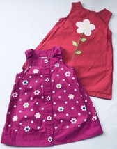 Gymboree Retired Lot Sz 6-12 Mos Dress Set Of 2 Floral Spring Flower Pin... - £14.19 GBP