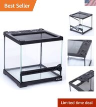 8x8x8 Ultimate Mini Reptile Terrarium with Ventilation and Easy Access - $135.41
