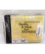 Sigvaris Value Care Medical Compression Stockings SGV962N702S Small Beige Closed - $24.95