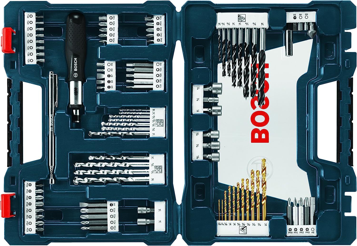 Primary image for The 91-Piece Bosch Ms4091 Drilling And Driving Mixed Set.