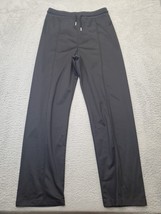 Topshop Trouser Pants Womens Size 4-6 Black Polyester Elastic Waist Drawstring - £15.65 GBP