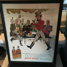 1955 Johnny Walkerscotch Whiskey Print Advertising - £11.99 GBP