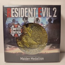Resident Evil 2 Maiden Medallion Replica Official Capcom Metal Collectible - £41.70 GBP
