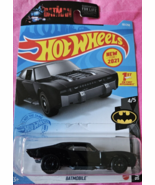 2021 Hot Wheels ~ The Batman ~ Black Batmobile 181/250 - $8.59
