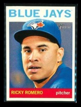 2013 Topps Heritage Baseball Trading Card #34 Ricky Romero Toronto Blue Jays - £7.90 GBP