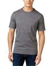 $19 Club Room Men&#39;s All Cotton Crew Neck T-Shirt,Charcoal , Size: Large - £12.50 GBP
