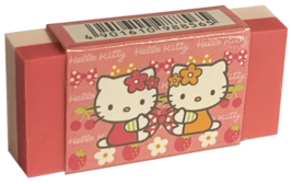 Eraser Hello Kitty Mimi Pink Strawberries Sanrio Japan 2001 Vintage Radiergummi - £11.93 GBP