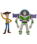 Disney Toy Story Woody 3.5&quot; &amp; Buzz 4.5&quot; McDonald&#39;s Toys - 2021 - $109.19 MXN