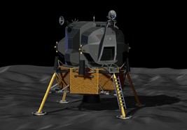 Lunar Module Apollo 11 - STL-OBJ Files - For 3D Printers - £2.68 GBP