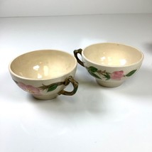 Vtg Set of 2 Franciscan Desert Rose Tea Cups Made in USA Vintage Pair NICE! - £10.46 GBP