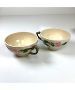 Vtg Set of 2 Franciscan Desert Rose Tea Cups Made in USA Vintage Pair NICE! - $17.91 CAD