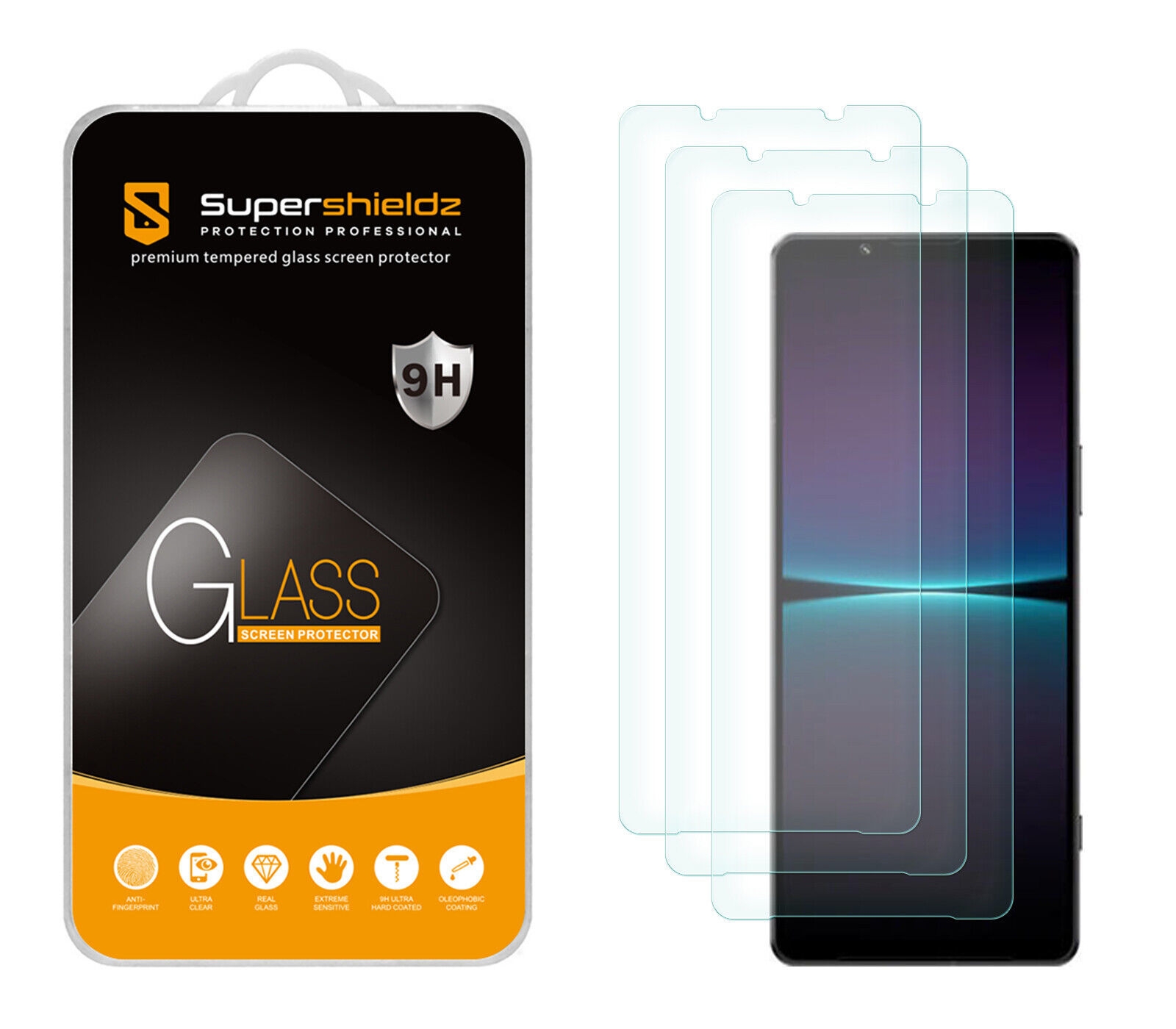 Primary image for 3-Pack Tempered Glass Screen Protector For Sony Xperia 1 Iv