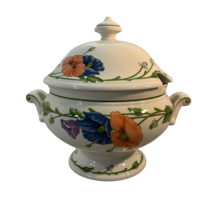 Villeroy &amp; Boch Amapola Poppies Porcelain Lidded Soup Tureen Bowl Handled - $82.81