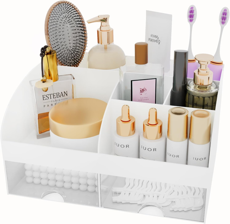 Makeup Organizer with Drawers, Cosmetic Storage for Dresser Vanity and Bathroom  Item image 4