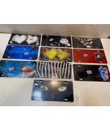 10 Qty of Various Adv. Graphics 4-Hole License Plates 11-3/4" x 5-3/4" (... - $929.78 MXN 10 Qty of Various Adv. Graphics 4-Hole License Plates 11-3/4" x 5-3/4" (... - $929.78 MXN