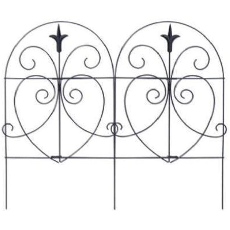 Panacea 89379 Romantic Folding Border Fence, Black - $30.44