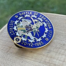 Lions Club Lapel Pin Battle of Saratoga 1777 District 20-Y2-1985 - £16.45 GBP