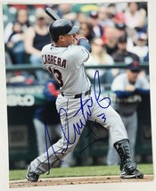 Asdrubal Cabrera Autographed Glossy 8x10 Photo - Cleveland Indians - £15.72 GBP