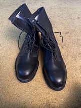 Mens Black Leather Wolverine Boots Size 9 &amp; 1/2 - £70.77 GBP