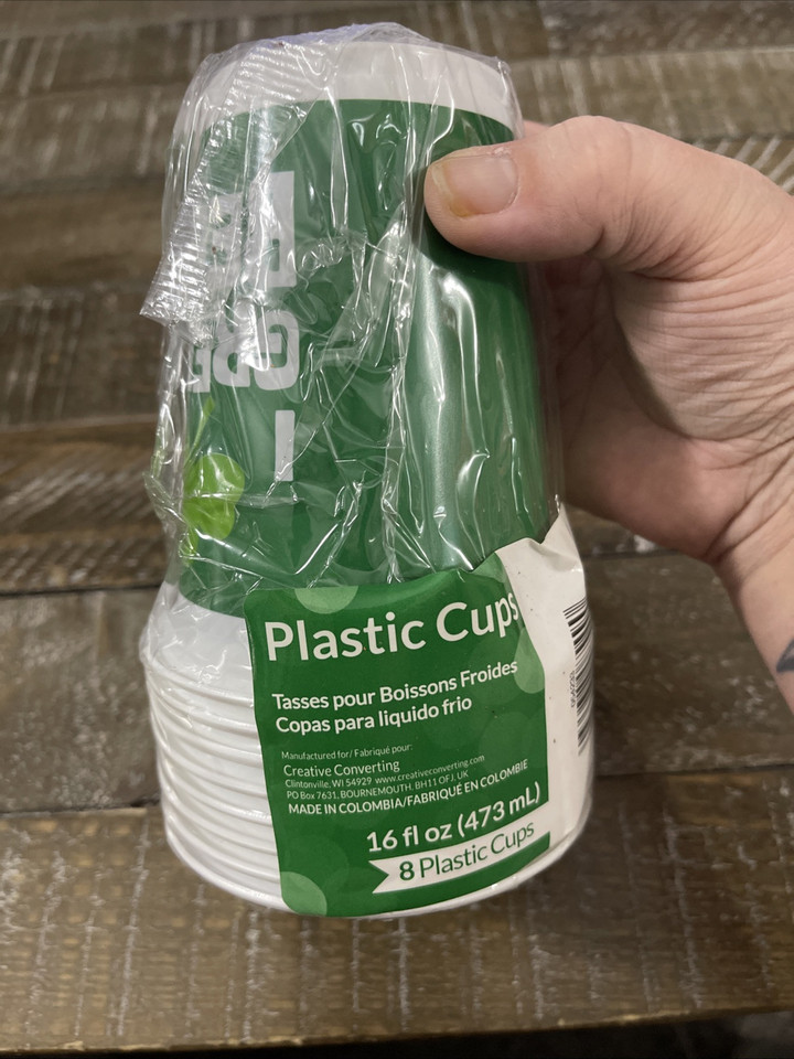 St Patrick’s Day Plastic Cups “I Love Green Beer” - $9.78