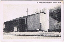 Postcard RPPC St Francis Xavier Church Bolton Massachusetts - £3.86 GBP