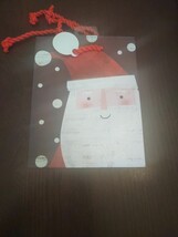 Santa Claus Gift Bag 5 In X 3 In X 6.25 In - Brand New - $6.63