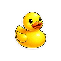 Rubber Ducky Sticker Vinyl Decal Waterproof Indoor Outdoor - $4.50 - $18.00
