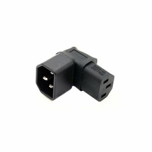90 Degree IEC C14 to C13 Power Adapter for Wall-Mounted Devices - $27.71