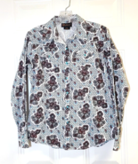 Ariat Western Womens Size M Blue Snaps Cowgirl Multicolor Western Rodeo ... - $644.19 MXN