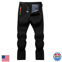 FFEATIANDY Men's Hiking Snow Ski Pants Softshell Fleece Lined Winter Wat... - $49.26