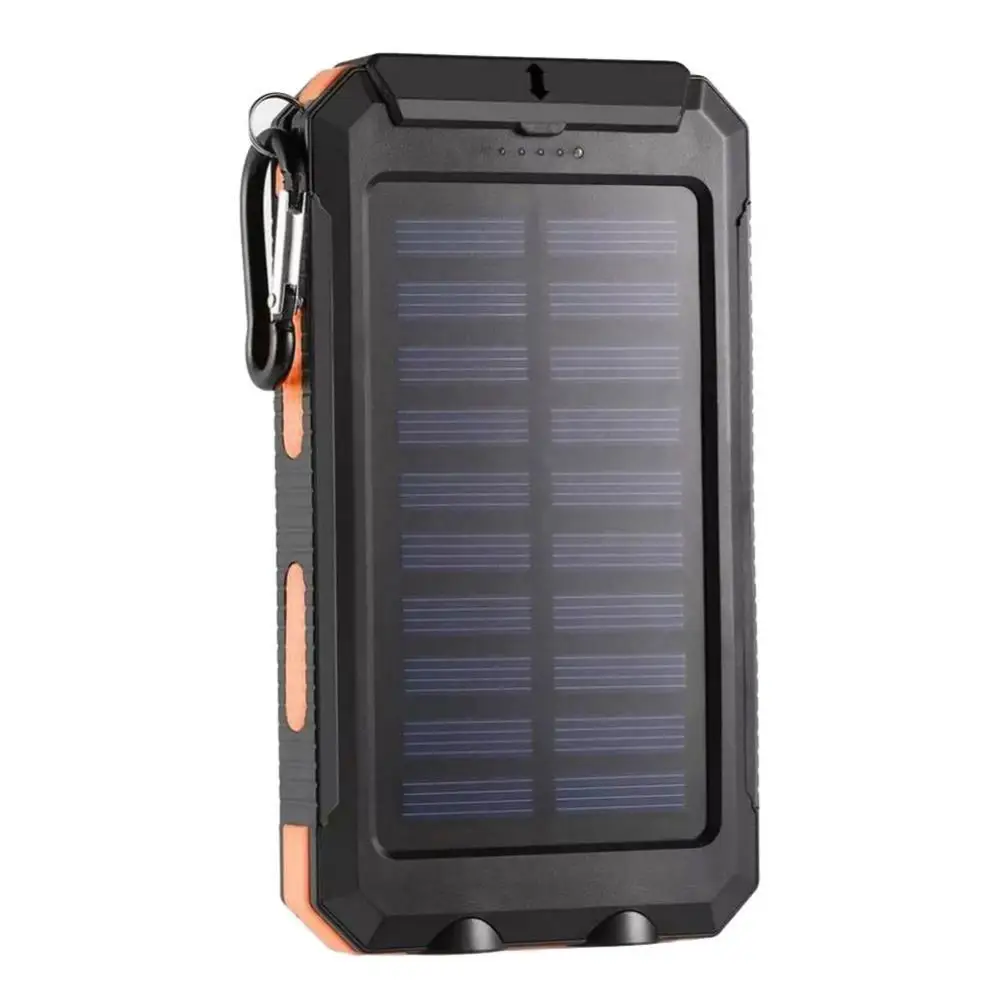 Dual USB DIY Solar Powered Bank Case Kit with LED Light Com P Waterproof Flashli - £60.73 GBP
