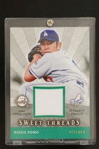 2004 Ud Baseball Card Sweet Spot Sweet Threads Gw Jersey Relic Hideo Nomo STS-HN - £10.09 GBP