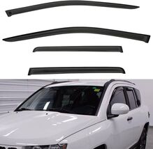 LQQDP 4pcs Front+Rear Smoke Tint Sun/Rain Guard Outside Mount Tape-On Ve... - $24.75