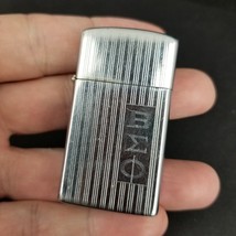 VINTAGE Zippo Lighter 1962 &quot;Beta Sigma Phi&quot; chrome monogram engraved Sor... - $36.99