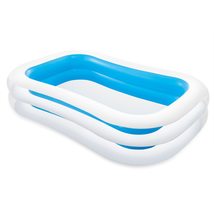 Intex 56483EP Inflatable 8.5&#39; x 5.75&#39; Swim Center Family Pool for 2-3 Kids, Back - £38.73 GBP