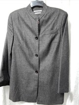 Amanda Smith Women&#39;s Blazer Gray Wool Size 12 - £22.86 GBP