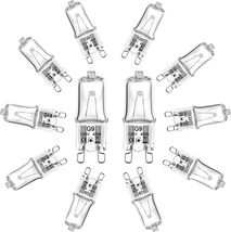 12pcs G9 Bulb 40 Watt 120 Volt Dimmable T4 JCD Type Bi-Pin Base for 40 W... - $7.99