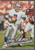 1997 Fleer Ultra Football Card,  #138, Troy Aikman,  Dallas Cowboys - $2.05