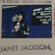 1990 Janet Jackson Billboard Music Awards Celebrity Color Transparency Slide - £7.58 GBP