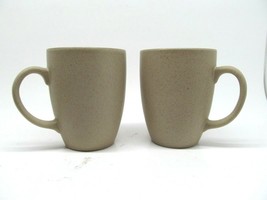 Mikasa Potters Art  Cafe Latte 4 Inch 12 Oz coffee Mugs Set Of 2 - £16.03 GBP