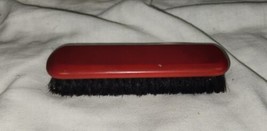 Vintage Red Wood Shoe Brush Clothes Mini Sweeper 6.5 Inch Pool Table - £8.96 GBP