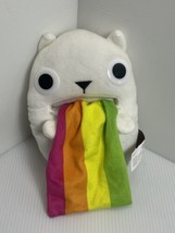 Exploding Kittens Rainbow Ralphing Cat Plush Stuffed Animal Toy White Cat 7” - £6.14 GBP